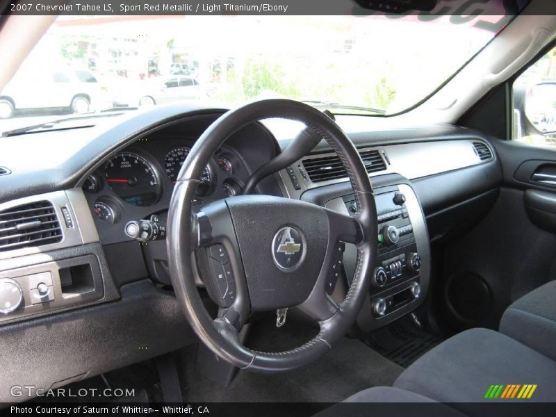 Sport Red Metallic / Light Titanium/Ebony 2007 Chevrolet Tahoe LS