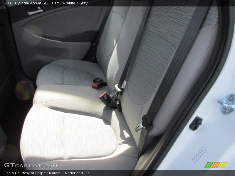 Rear Seat of 2015 Accent GLS
