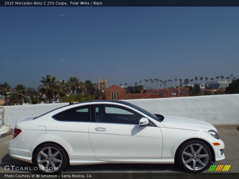Polar White / Black 2015 Mercedes-Benz C 250 Coupe