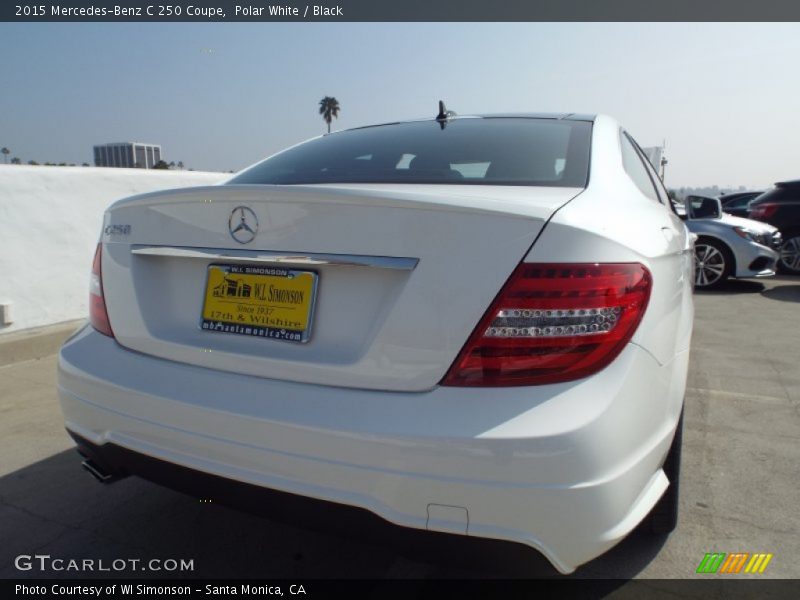 Polar White / Black 2015 Mercedes-Benz C 250 Coupe