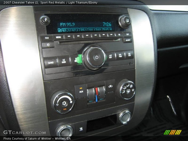 Sport Red Metallic / Light Titanium/Ebony 2007 Chevrolet Tahoe LS