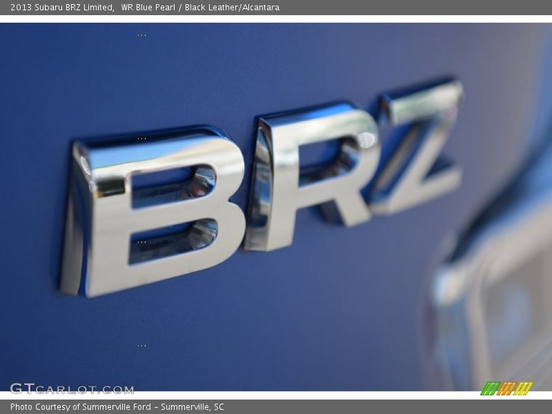 WR Blue Pearl / Black Leather/Alcantara 2013 Subaru BRZ Limited