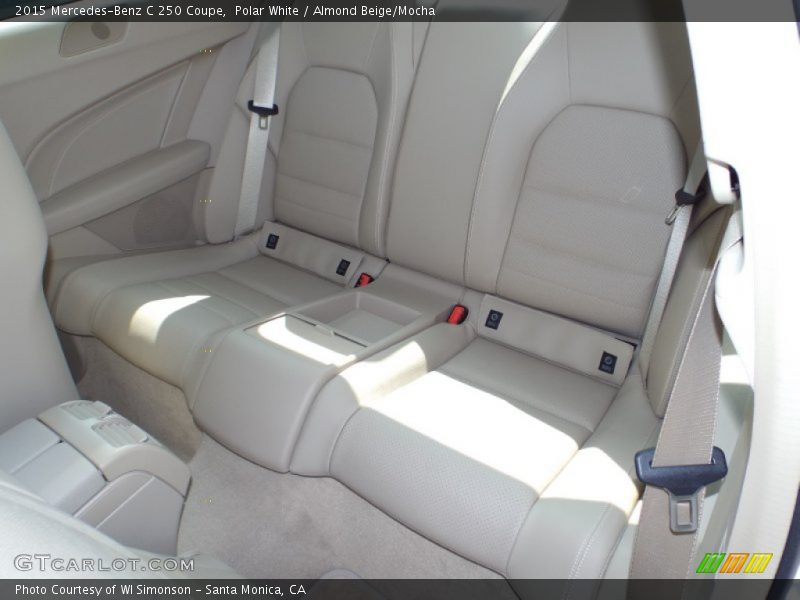 Polar White / Almond Beige/Mocha 2015 Mercedes-Benz C 250 Coupe