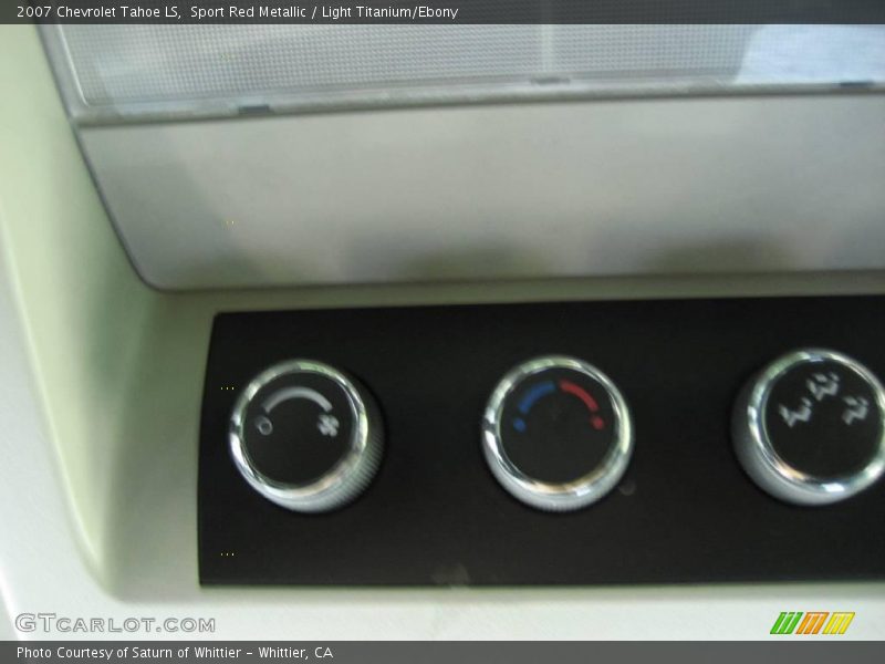 Sport Red Metallic / Light Titanium/Ebony 2007 Chevrolet Tahoe LS