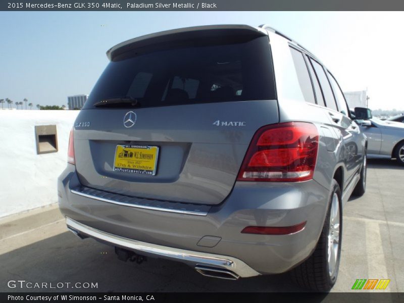 Paladium Silver Metallic / Black 2015 Mercedes-Benz GLK 350 4Matic