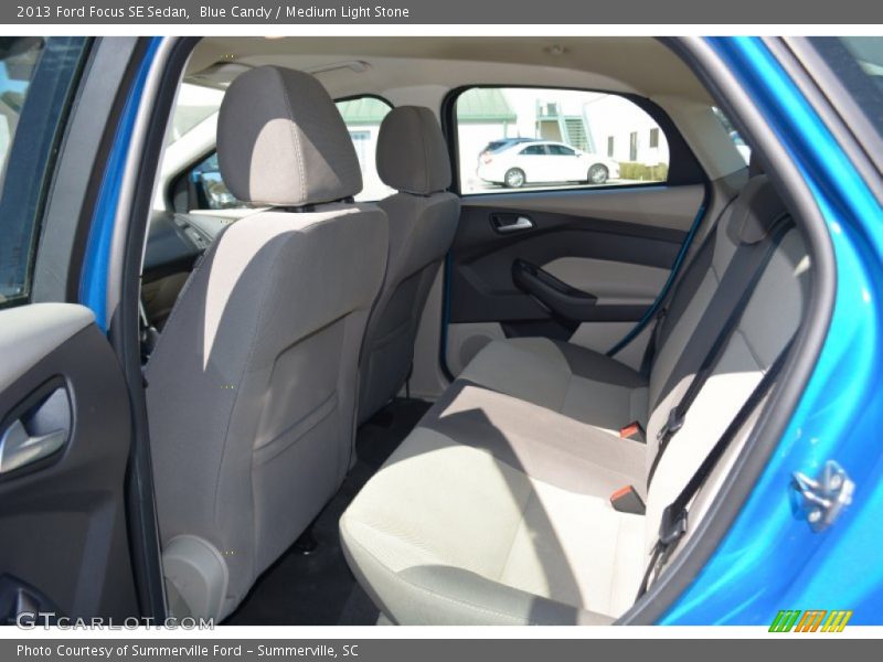 Blue Candy / Medium Light Stone 2013 Ford Focus SE Sedan