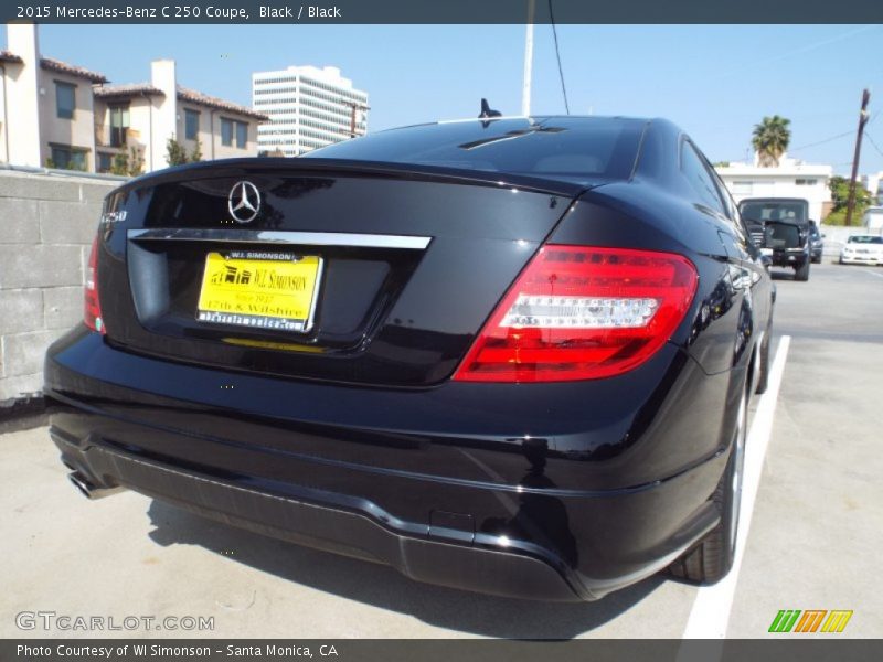 Black / Black 2015 Mercedes-Benz C 250 Coupe