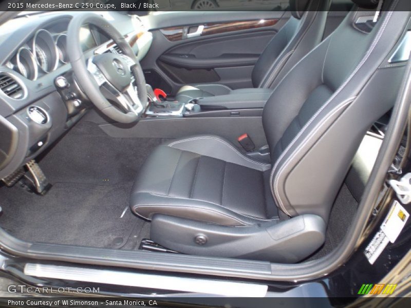 Black / Black 2015 Mercedes-Benz C 250 Coupe