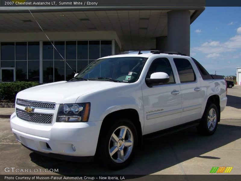 Summit White / Ebony 2007 Chevrolet Avalanche LT