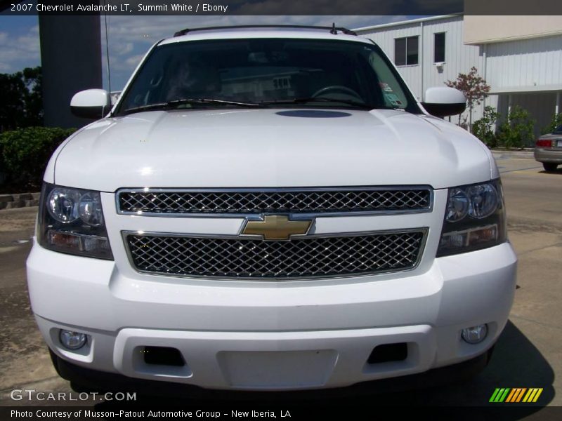 Summit White / Ebony 2007 Chevrolet Avalanche LT