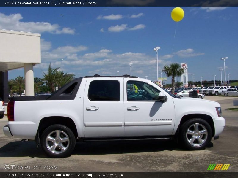 Summit White / Ebony 2007 Chevrolet Avalanche LT