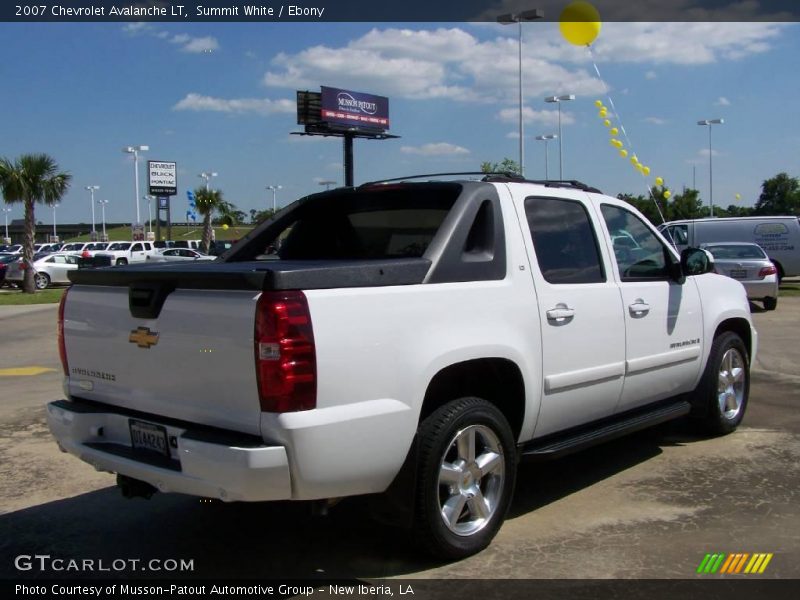 Summit White / Ebony 2007 Chevrolet Avalanche LT