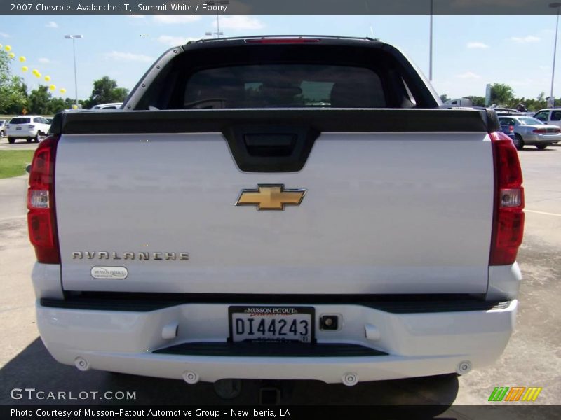 Summit White / Ebony 2007 Chevrolet Avalanche LT