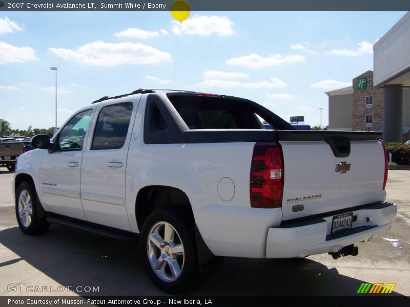 Summit White / Ebony 2007 Chevrolet Avalanche LT