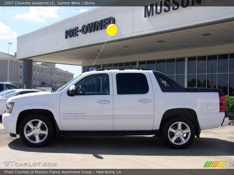 Summit White / Ebony 2007 Chevrolet Avalanche LT
