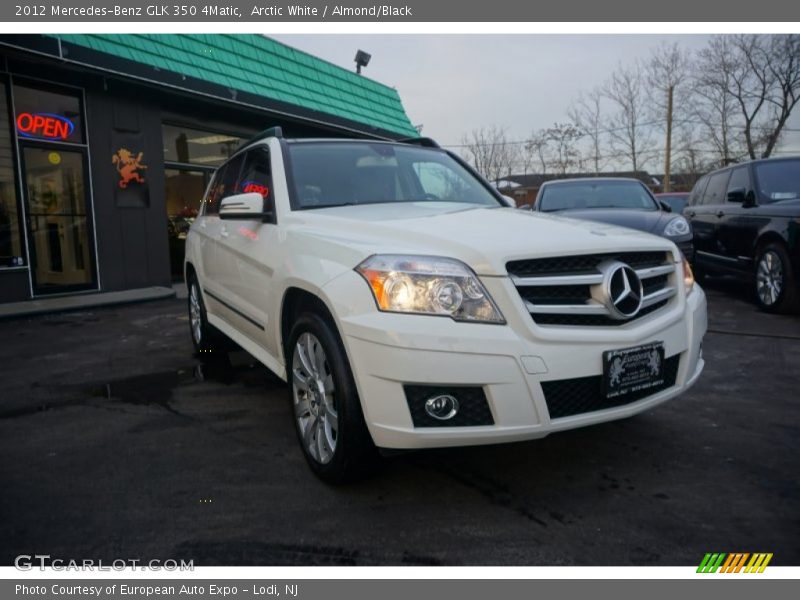 Arctic White / Almond/Black 2012 Mercedes-Benz GLK 350 4Matic