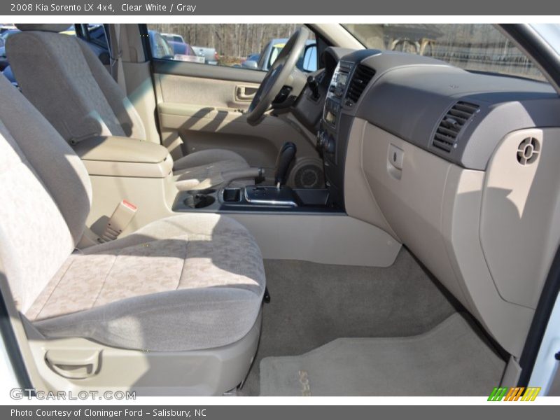 Clear White / Gray 2008 Kia Sorento LX 4x4