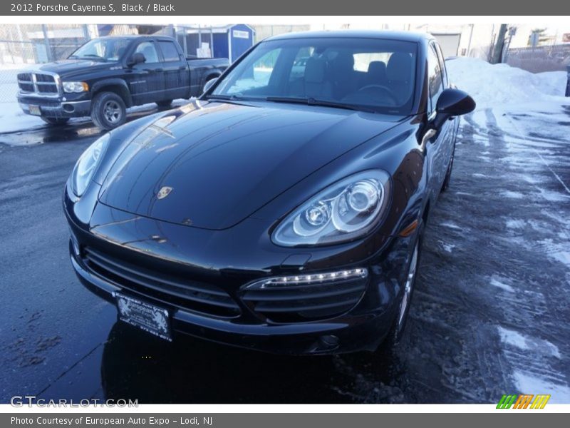 Black / Black 2012 Porsche Cayenne S