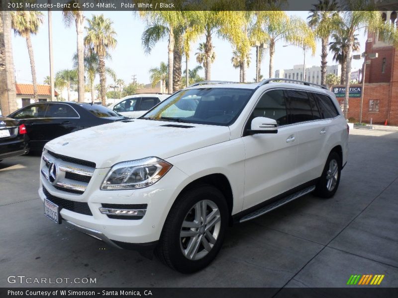 Polar White / Black 2015 Mercedes-Benz GL 450 4Matic