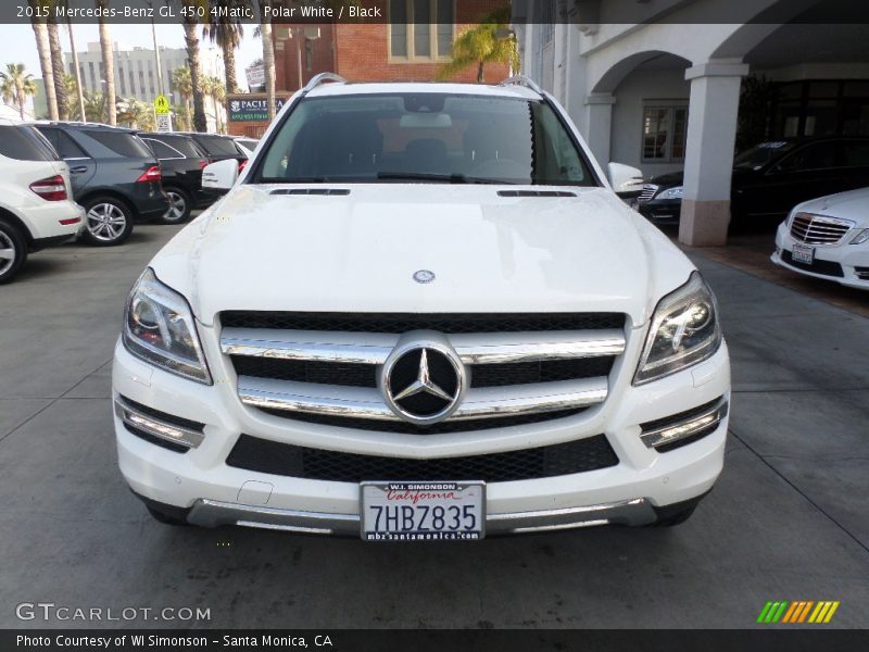 Polar White / Black 2015 Mercedes-Benz GL 450 4Matic