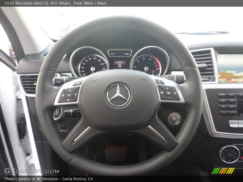 Polar White / Black 2015 Mercedes-Benz GL 450 4Matic