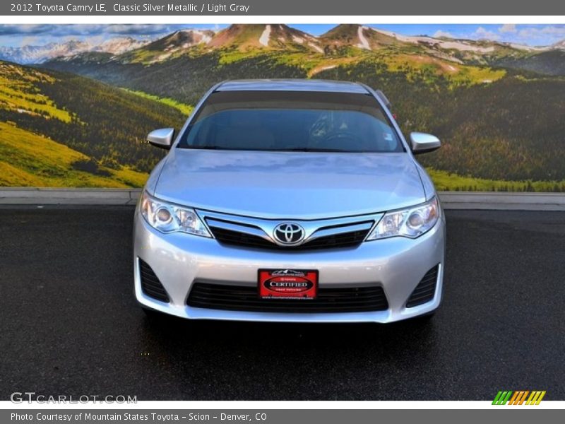Classic Silver Metallic / Light Gray 2012 Toyota Camry LE