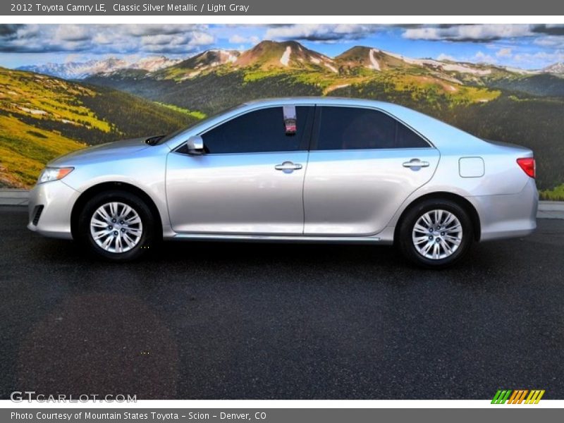 Classic Silver Metallic / Light Gray 2012 Toyota Camry LE