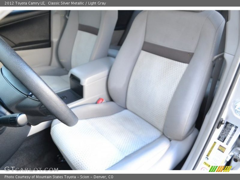 Classic Silver Metallic / Light Gray 2012 Toyota Camry LE