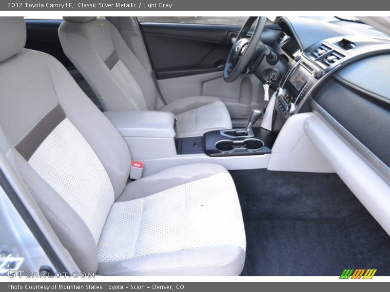 Classic Silver Metallic / Light Gray 2012 Toyota Camry LE
