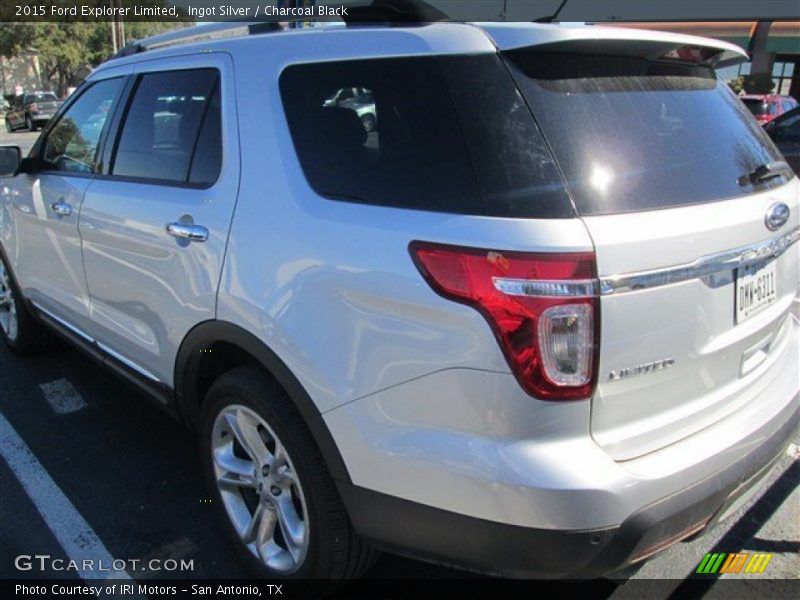 Ingot Silver / Charcoal Black 2015 Ford Explorer Limited
