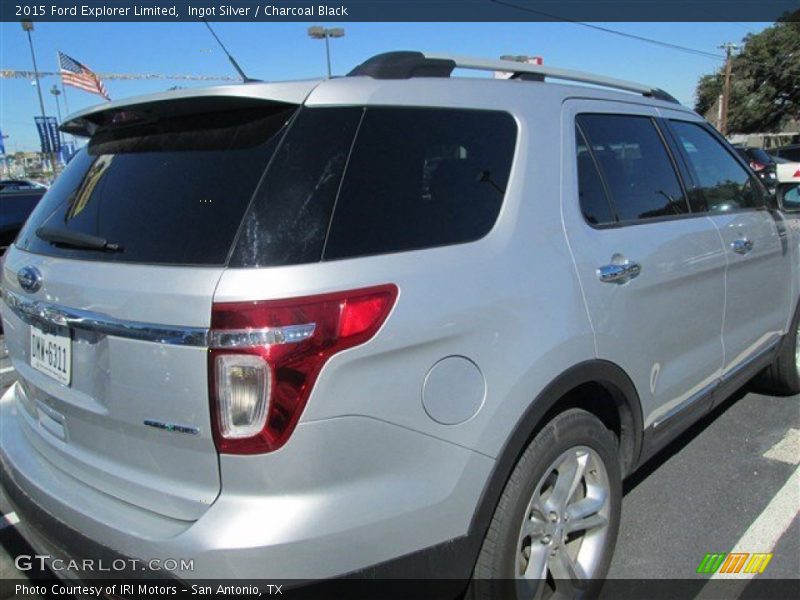 Ingot Silver / Charcoal Black 2015 Ford Explorer Limited