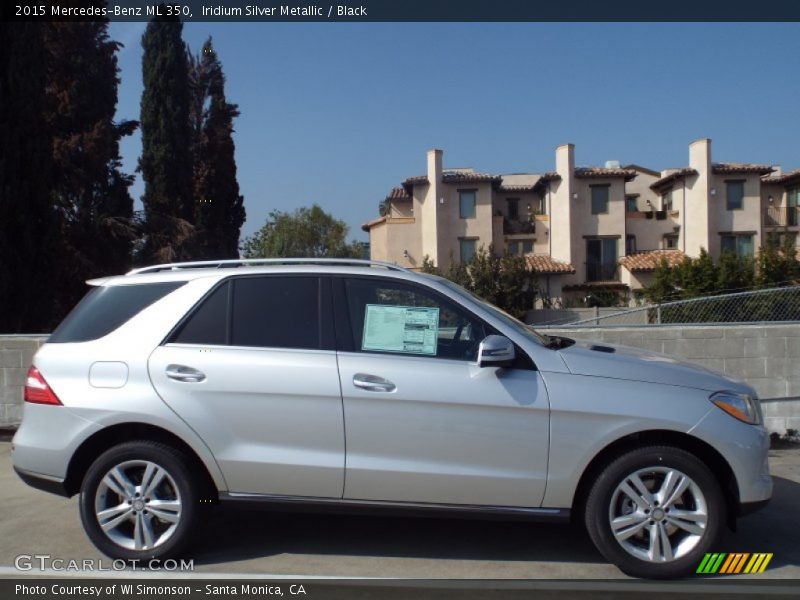 Iridium Silver Metallic / Black 2015 Mercedes-Benz ML 350
