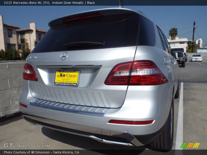 Iridium Silver Metallic / Black 2015 Mercedes-Benz ML 350