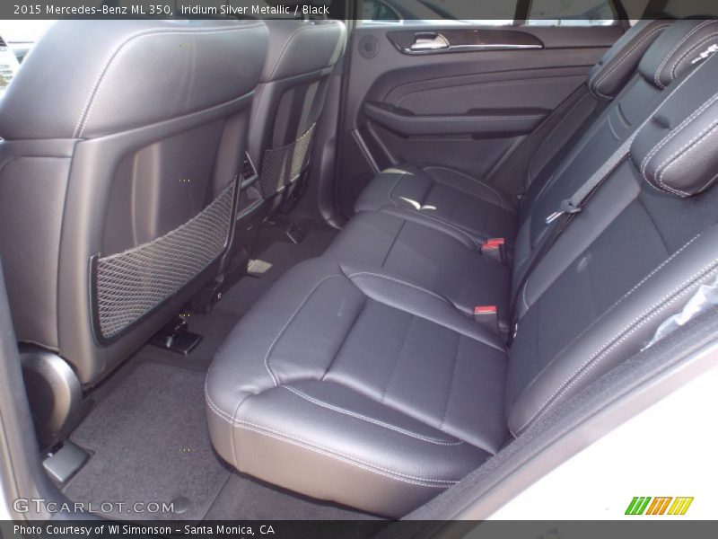 Iridium Silver Metallic / Black 2015 Mercedes-Benz ML 350