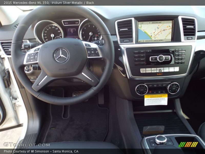 Iridium Silver Metallic / Black 2015 Mercedes-Benz ML 350