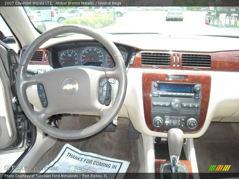 Amber Bronze Metallic / Neutral Beige 2007 Chevrolet Impala LTZ