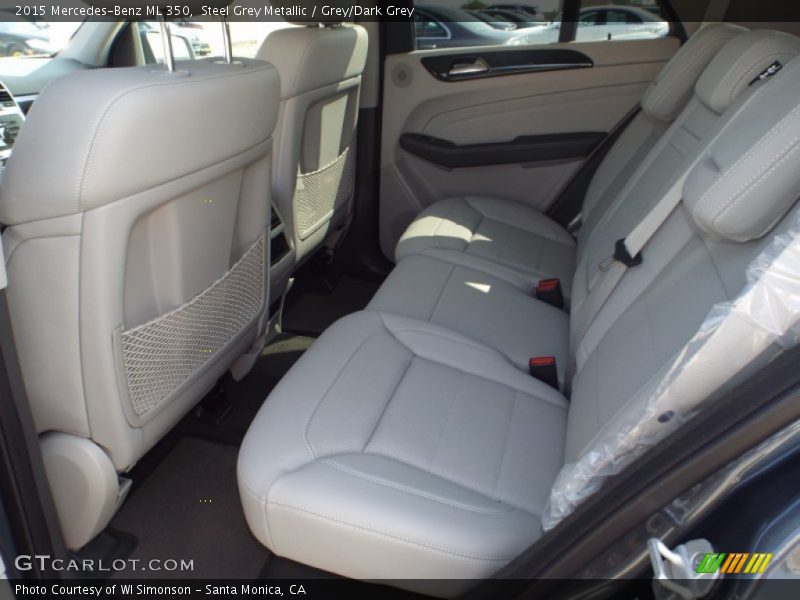 Steel Grey Metallic / Grey/Dark Grey 2015 Mercedes-Benz ML 350