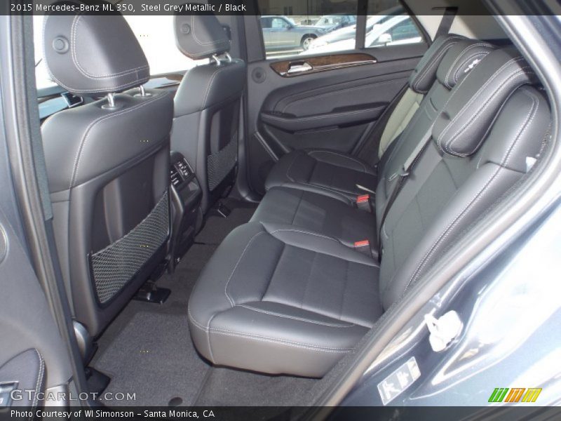 Steel Grey Metallic / Black 2015 Mercedes-Benz ML 350