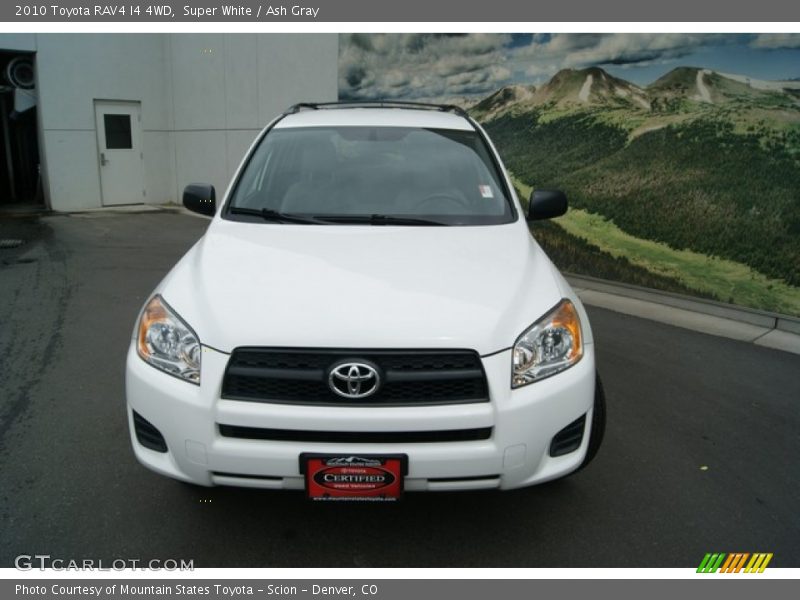 Super White / Ash Gray 2010 Toyota RAV4 I4 4WD