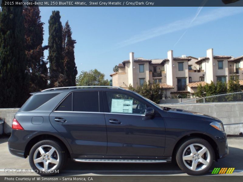 Steel Grey Metallic / Grey/Dark Grey 2015 Mercedes-Benz ML 250 BlueTEC 4Matic