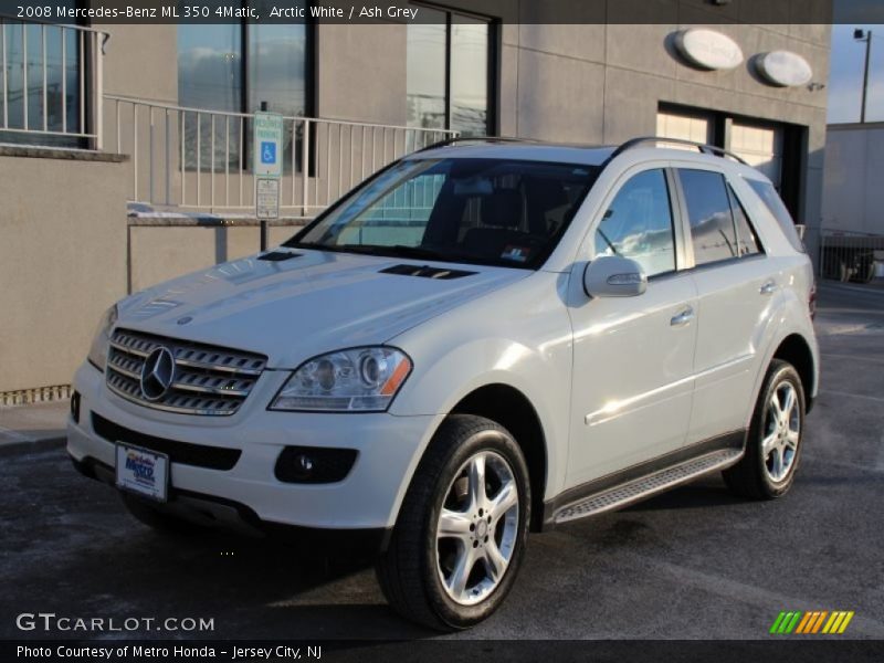 Arctic White / Ash Grey 2008 Mercedes-Benz ML 350 4Matic