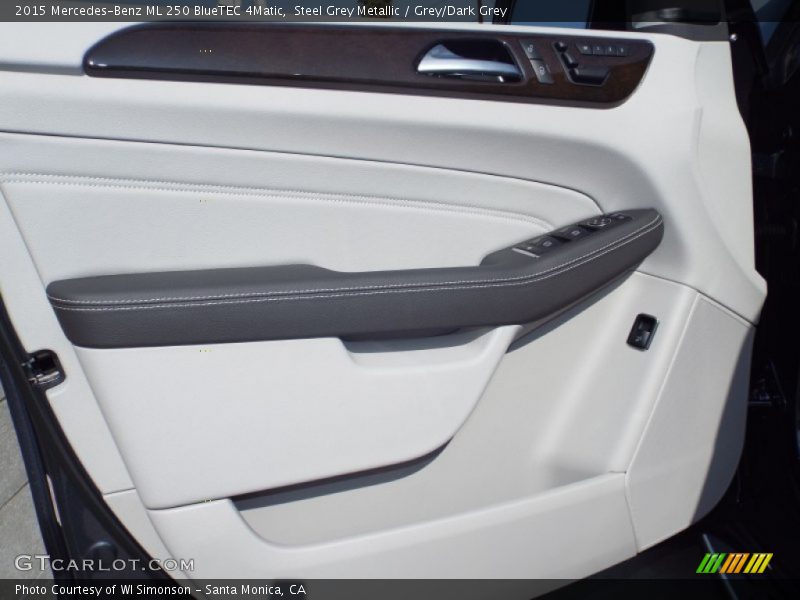 Steel Grey Metallic / Grey/Dark Grey 2015 Mercedes-Benz ML 250 BlueTEC 4Matic