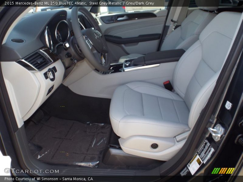 Steel Grey Metallic / Grey/Dark Grey 2015 Mercedes-Benz ML 250 BlueTEC 4Matic