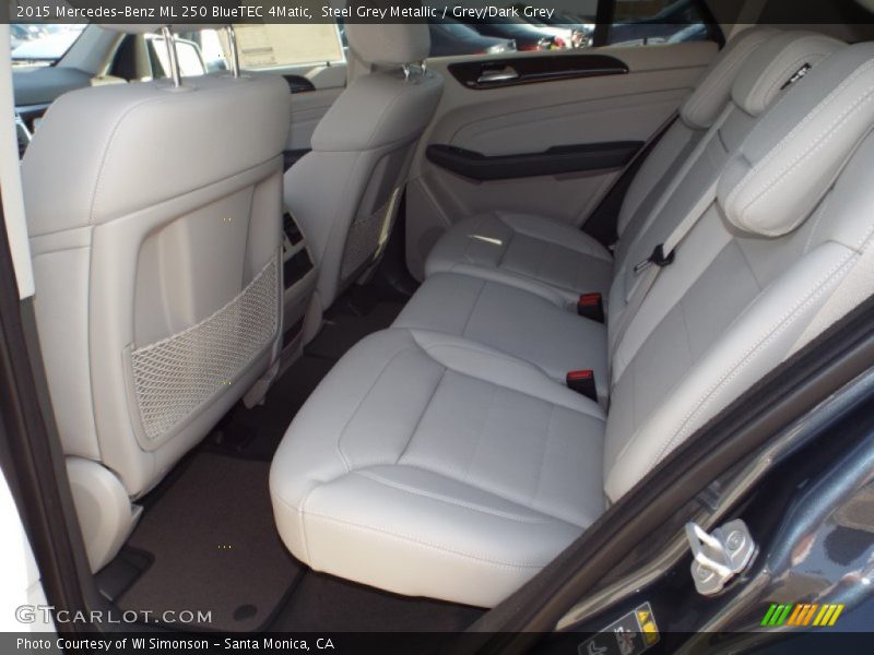 Steel Grey Metallic / Grey/Dark Grey 2015 Mercedes-Benz ML 250 BlueTEC 4Matic