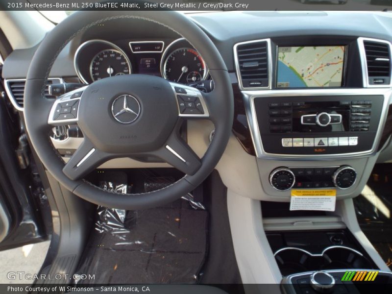 Steel Grey Metallic / Grey/Dark Grey 2015 Mercedes-Benz ML 250 BlueTEC 4Matic