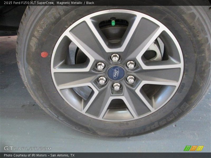Magnetic Metallic / Black 2015 Ford F150 XLT SuperCrew
