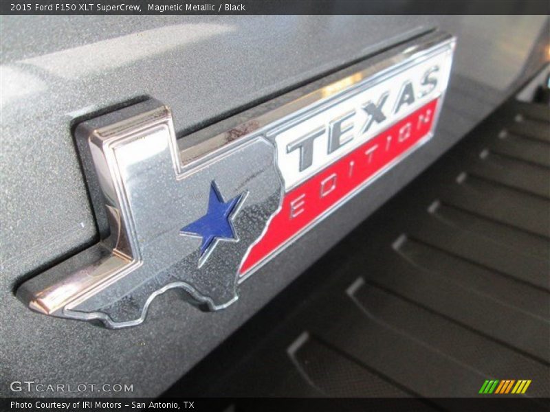 Magnetic Metallic / Black 2015 Ford F150 XLT SuperCrew