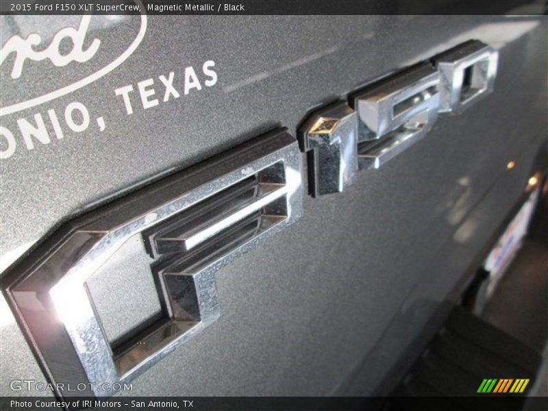 Magnetic Metallic / Black 2015 Ford F150 XLT SuperCrew