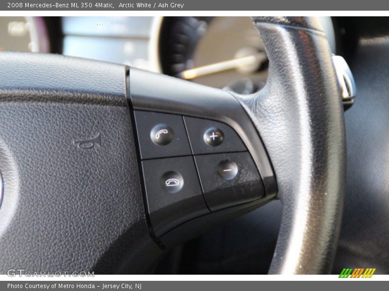 Arctic White / Ash Grey 2008 Mercedes-Benz ML 350 4Matic