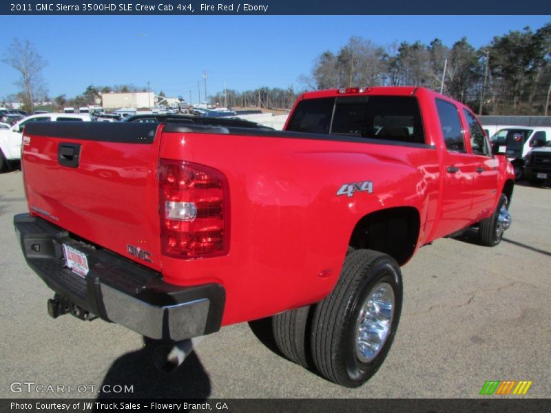 Fire Red / Ebony 2011 GMC Sierra 3500HD SLE Crew Cab 4x4